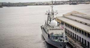 俄侦察舰抵美基地 “维克托·列昂诺夫”号现隶属俄罗斯北方舰队